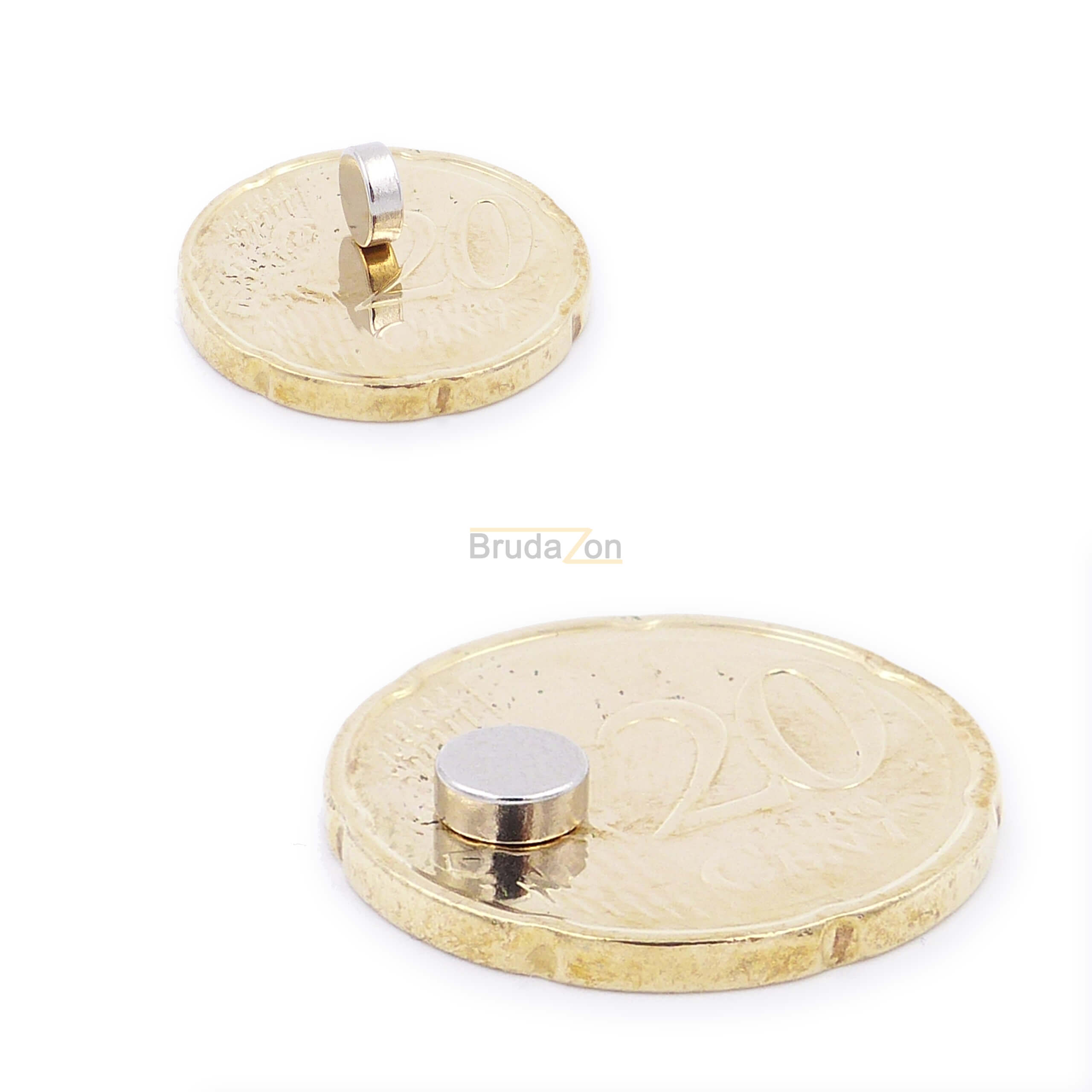 10 Neodym Magnete rund Ø 5 x 2 mm Super für Modellbau Mini Permanentmagnete 
