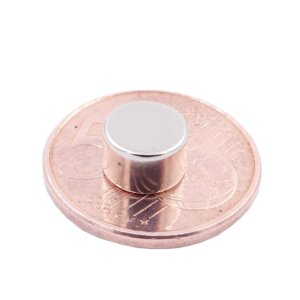 Aprilheld | 25 Scheibenmagnete 8x5 mm | N52 Klasse Neodym Magnete | Modellbau