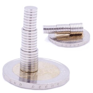 Brudazon | 60 Scheibenmagnete Disc Set 5x1,6x1,7x1mm | N52 Klasse Neodym Magnete