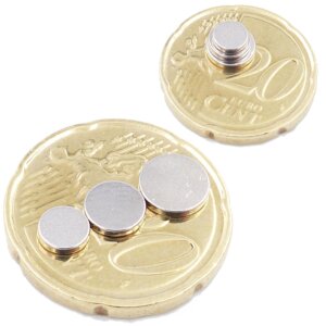 Brudazon | 15 Scheibenmagnete Disc Set 5x1,6x1,7x1mm | N52 Klasse Neodym Magnete