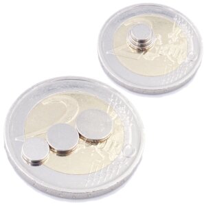 Brudazon | 30 Scheibenmagnete Disc Set 5x1,6x1,7x1mm | N52 Klasse Neodym Magnete