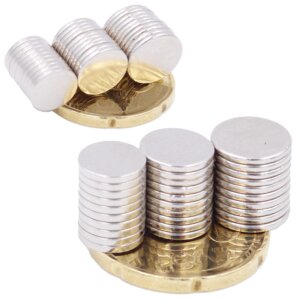 Brudazon | 30 Scheibenmagnete Disc Set 8x1,9x1,10x1mm | N52 Klasse Neodym Magnet