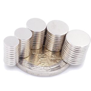 Brudazon | 50 Scheibenmagnete Disc Set 6x1 to 10x1mm | N52 Klasse Neodym Magnet