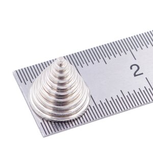 Brudazon | 30 Scheibenmagnete Disc Set 1x1 to 10x1mm | N52 Klasse Neodym Magnete