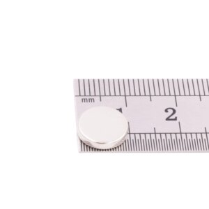 Aprilheld | 75 Scheibenmagnete 10x2mm | N52 Klasse Neodym Magnete | Modellbau