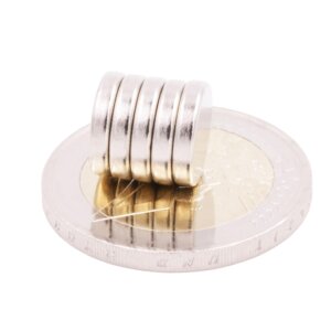 Brudazon | 20 Scheibenmagnete 10x2 mm | N52 Klasse Neodym Magnete | Modellbau