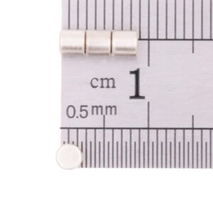 Brudazon | 25 Scheibenmagnete 3x3 mm | N52 Klasse Neodym Magnete | Modellbau