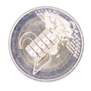 Aprilheld | 25 Scheibenmagnete 6x2 mm | N52 Klasse Neodym Magnete | Modellbau