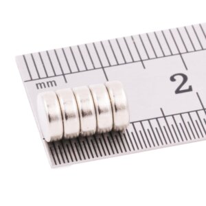 Aprilheld | 50 Scheibenmagnete 6x2 mm | N52 Klasse Neodym Magnete | Modellbau