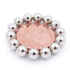 Brudazon | 30 Mini Kugel - Magnete 6mm | N38| Neodym-Kugelmagnete