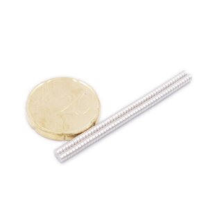 Aprilheld | 40 Scheibenmagnete 2x1 mm | N52 Klasse Neodym Magnete | Modellbau