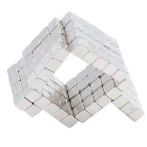 Brudazon | 50 Neodym Würfelmagnete 3×3 mm |N52| Magnetwürfel Modellbau