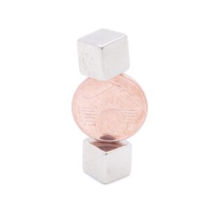 Brudazon | 10 Würfel - Magnete 8x8mm | N52| Neodym-Würfelmagnete