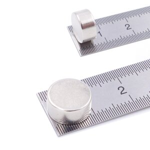 Brudazon | 25 Scheibenmagnete 10x5 mm | N52 Klasse Neodym Magnete | Modellbau