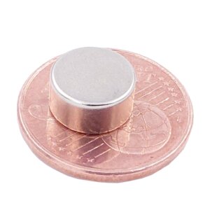 Aprilheld | 25 Scheibenmagnete 10x5 mm | N52 Klasse Neodym Magnete | Modellbau