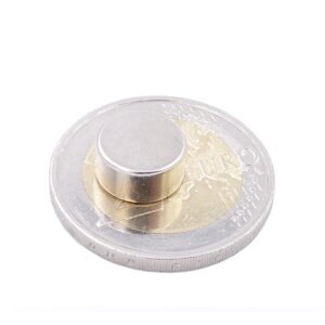 Brudazon | 10 Scheibenmagnete 10x5 mm | N52 Klasse Neodym Magnete | Modellbau
