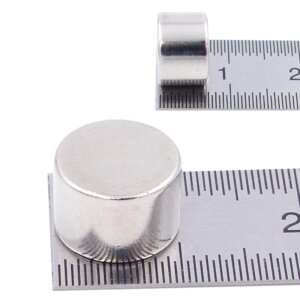 Brudazon | 5 Scheibenmagnete 10x7 mm | N52 Klasse Neodym Magnete | Modellbau