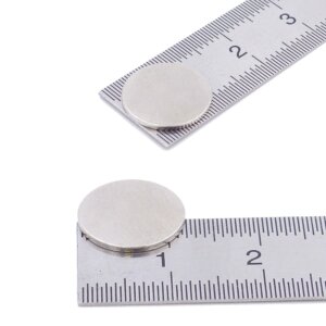 Brudazon | 25 Scheibenmagnete 12x1 mm | N52 Klasse Neodym Magnete | Modellbau