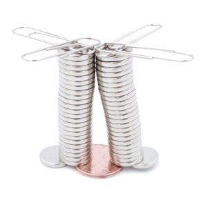 Brudazon | 10 Scheibenmagnete 12x2 mm | N52 Klasse Neodym Magnete | Modellbau
