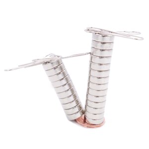 Brudazon | 10 Scheibenmagnete 12x4 mm | N52 Klasse Neodym Magnete | Modellbau