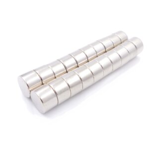 Brudazon | 20 Scheibenmagnete 12x8 mm | N52 Klasse Neodym Magnete | Modellbau