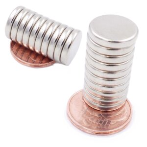Aprilheld | 10 Scheibenmagnete 13x2 mm | N52 Klasse Neodym Magnete | Modellbau