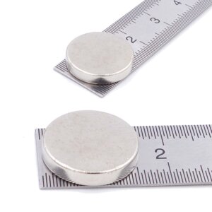 Aprilheld | 10 Scheibenmagnete 15x3 mm | N52 Klasse Neodym Magnete | Modellbau