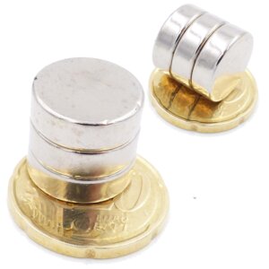 Aprilheld | 20 Scheibenmagnete 15x5 mm | N52 Klasse Neodym Magnete | Modellbau