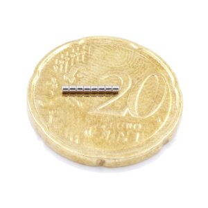 Brudazon | 70 Scheibenmagnete 1x1 mm | N52 Klasse Neodym Magnete | Modellbau