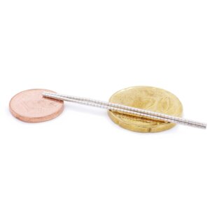 Brudazon | 40 Scheibenmagnete 1x1 mm | N52 Klasse Neodym Magnete | Modellbau