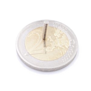 Brudazon | 100 Scheibenmagnete 2x1 mm | N52 Klasse Neodym Magnete | Modellbau