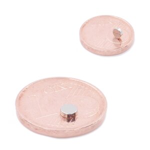 Aprilheld | 25 Scheibenmagnete 3x1 mm | N52 Klasse Neodym Magnete | Modellbau