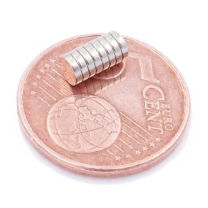 Aprilheld | 50 Scheibenmagnete 4x1 mm | N52 Klasse Neodym Magnete | Modellbau