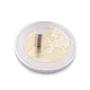 Aprilheld | 15 Scheibenmagnete 4x1 mm | N52 Klasse Neodym Magnete | Modellbau