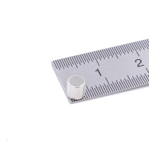 Brudazon | 75 Scheibenmagnete 4x4 mm | N52 Klasse Neodym Magnete | Modellbau