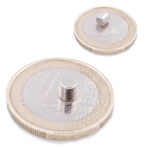 Brudazon | 100 Scheibenmagnete 4x4 mm | N52 Klasse Neodym Magnete | Modellbau