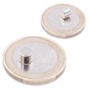 Brudazon | 100 Scheibenmagnete 5x4 mm | N52 Klasse Neodym Magnete | Modellbau