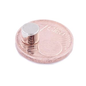 Brudazon | 50 Scheibenmagnete 5x4 mm | N52 Klasse Neodym Magnete | Modellbau