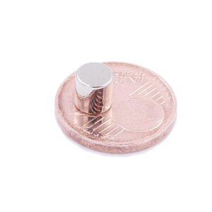 Brudazon | 75 Scheibenmagnete 5x5 mm | N52 Klasse Neodym Magnete | Modellbau