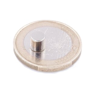 Brudazon | 100 Scheibenmagnete 5x5 mm | N52 Klasse Neodym Magnete | Modellbau