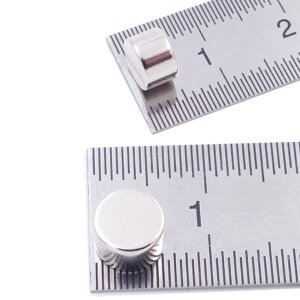 Brudazon | 30 Scheibenmagnete 6x4 mm | N52 Klasse Neodym Magnete | Modellbau