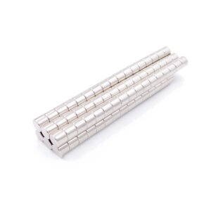 Brudazon | 10 Scheibenmagnete 6x5 mm | N52 Klasse Neodym Magnete | Modellbau