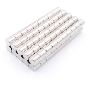 Brudazon | 30 Scheibenmagnete 6x6 mm | N52 Klasse Neodym Magnete | Modellbau