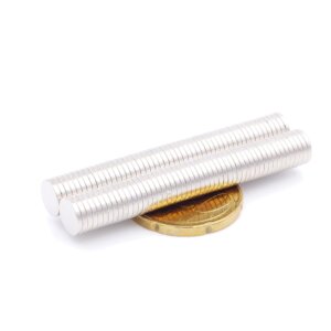 Brudazon | 10 Scheibenmagnete 7x1mm | N52 Klasse Neodym Magnete | Modellbau