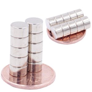 Brudazon | 25 Scheibenmagnete 7x4 mm | N52 Klasse Neodym Magnete | Modellbau