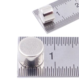 Brudazon | 60 Scheibemagnete 7x5 mm | N52 Klasse Neodym Magnete | Modellbau