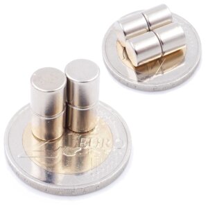 Brudazon | 15 Scheibenmagnete 7x7 mm | N52 Klasse Neodym Magnete | Modellbau
