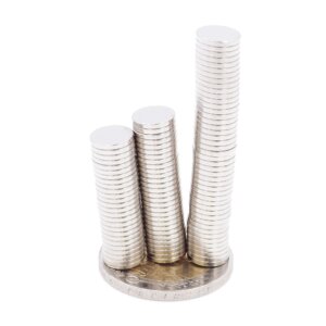 Brudazon | 50 Scheibenmagnete 8x1 mm | N52 Klasse Neodym Magnete | Modellbau