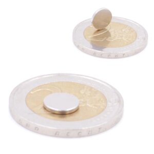 Brudazon | 10 Scheibenmagnete 8x1 mm | N52 Klasse Neodym Magnete | Modellbau