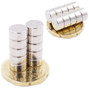 Brudazon | 30 Scheibenmagnete 8x4 mm | N52 Klasse Neodym Magnete | Modellbau